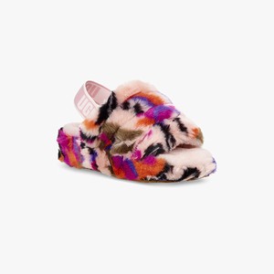 Ugg Fluff Yeah Motlee Women Slippers Multicolor (0184FNAED)